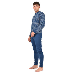 Pigiama uomo in caldo cotone Ambro U8002.23
