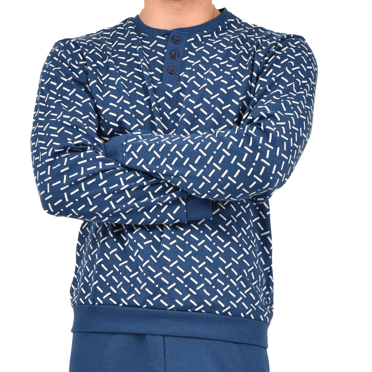 Pigiama uomo in caldo cotone Ambro U8002.23