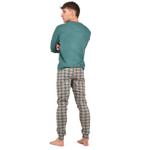 Pigiama uomo invernale Ambro U8004.23 in caldo cotone