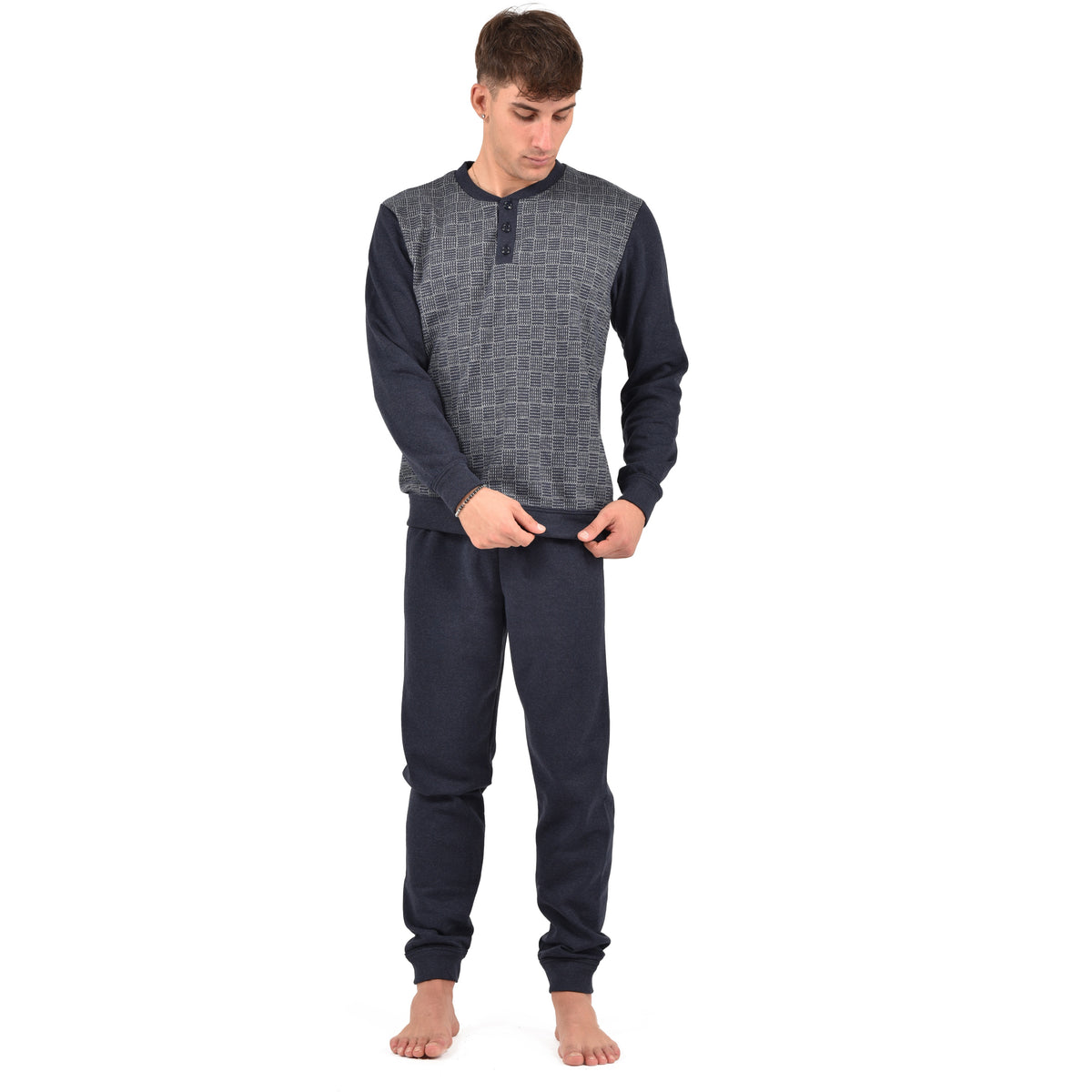 Pigiama uomo invernale Ambro U8505.23 punto milano