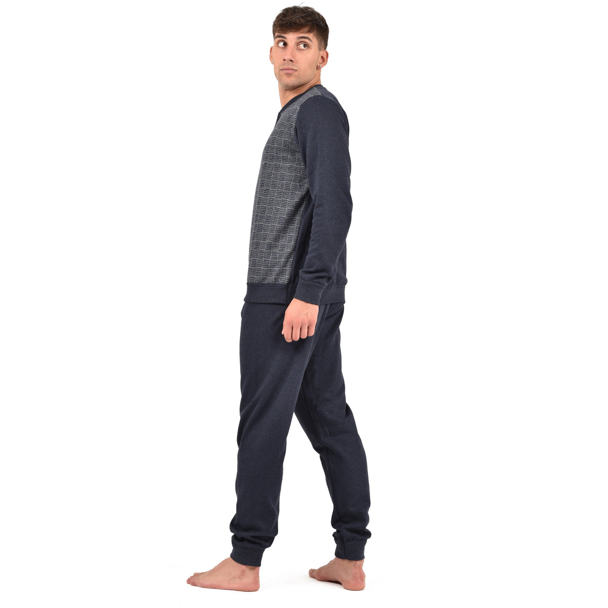 Pigiama uomo invernale Ambro U8505.23 punto milano