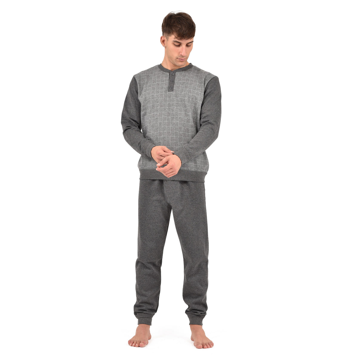 Pigiama uomo invernale Ambro U8505.23 punto milano