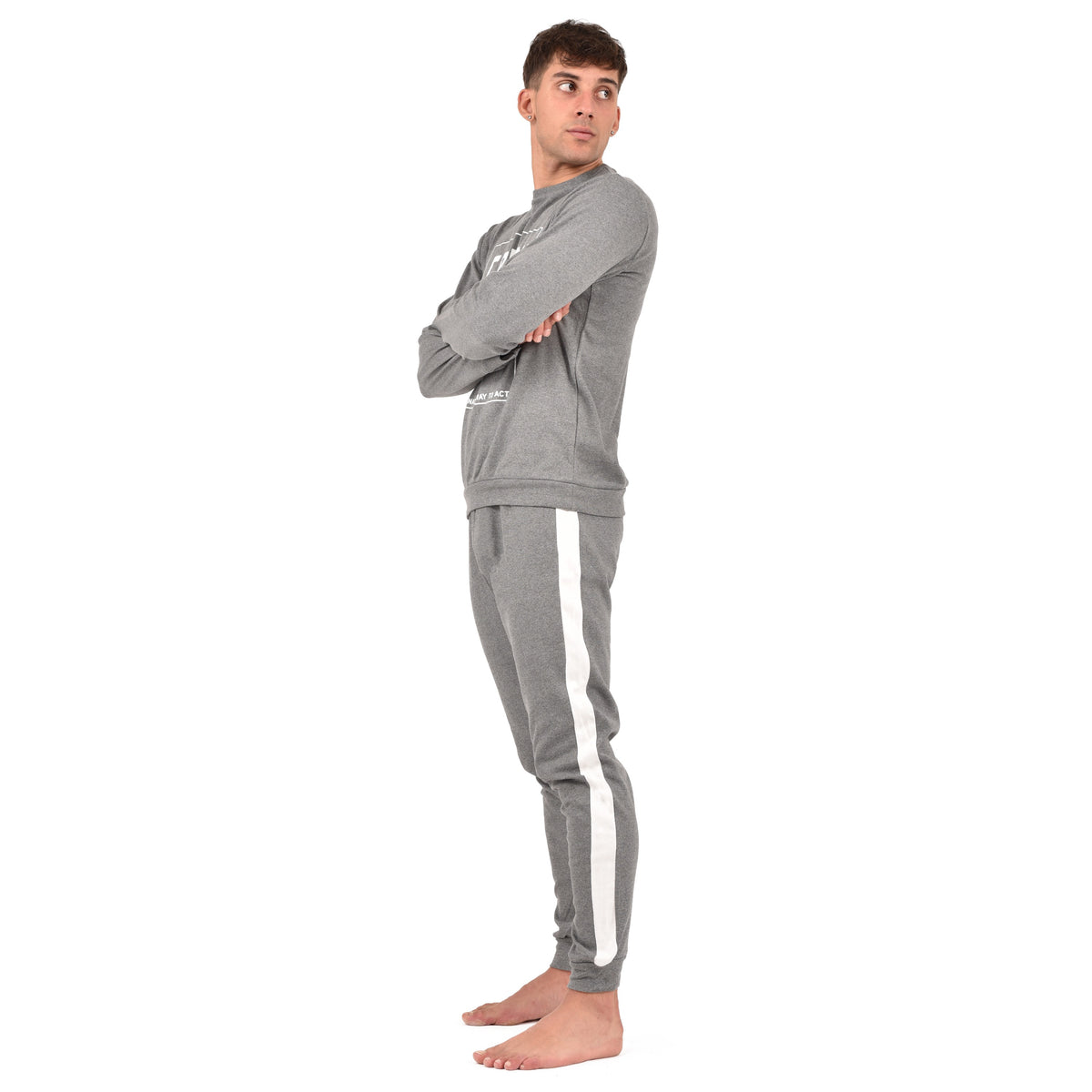 Pigiama uomo invernale Ambro U8011.23 caldo cotone