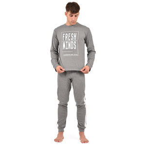 Pigiama uomo invernale Ambro U8011.23 caldo cotone