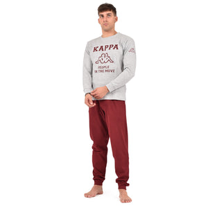 Pigiama uomo invernale Kappa KMW23909 caldo cotone