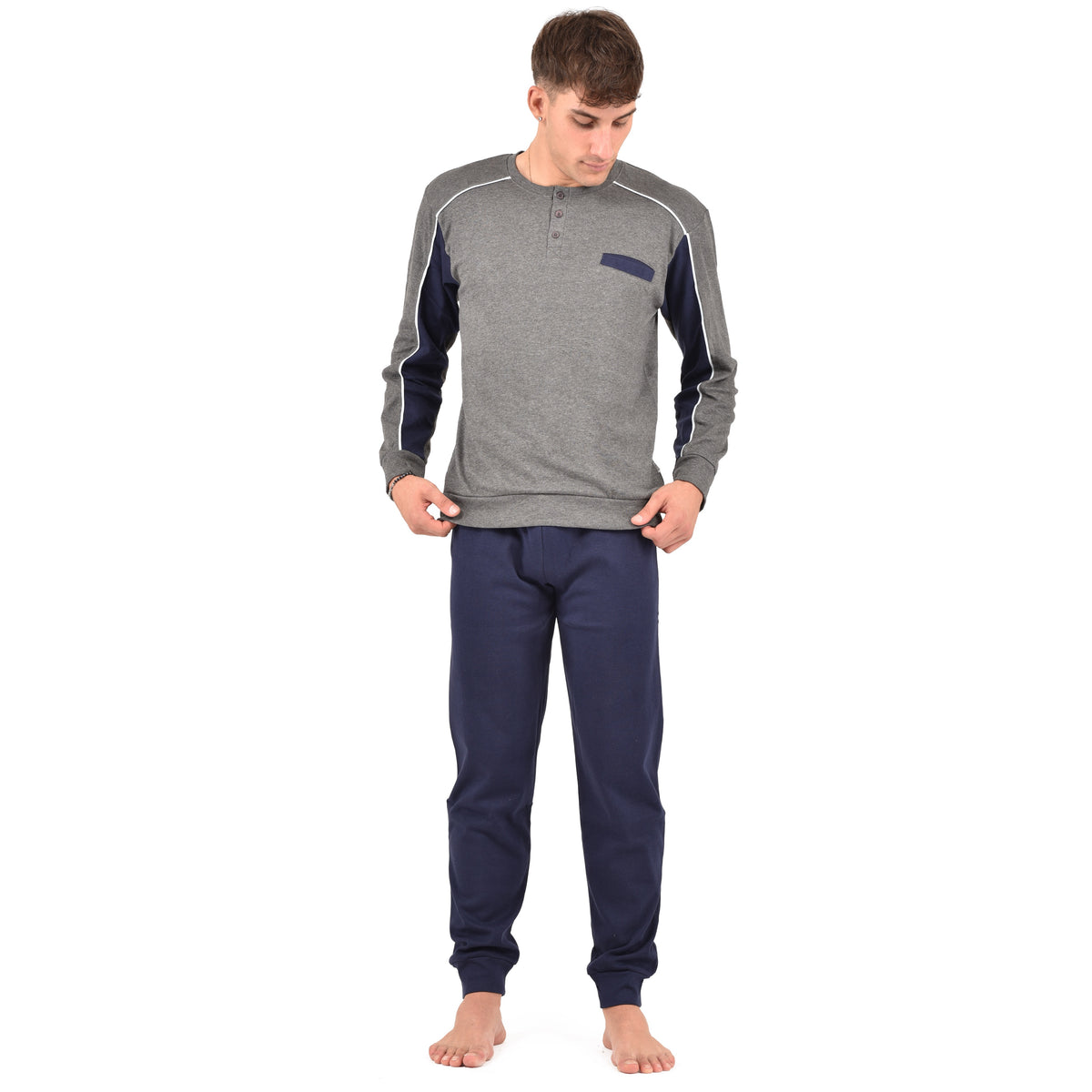 Pigiama uomo caldo cotone Irge MI 1869