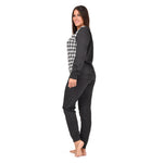 Pigiama donna in punto milano Pied de poule Ambro D6506.23