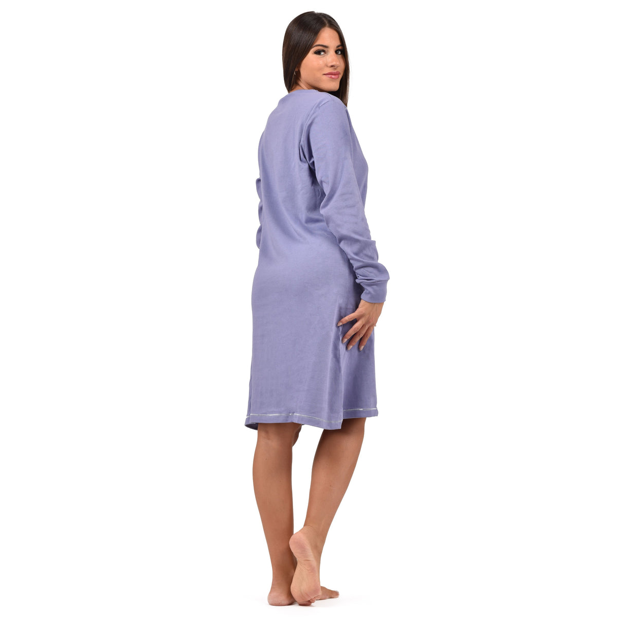 Camicia da notte in caldo cotone invernale Irge IR1903