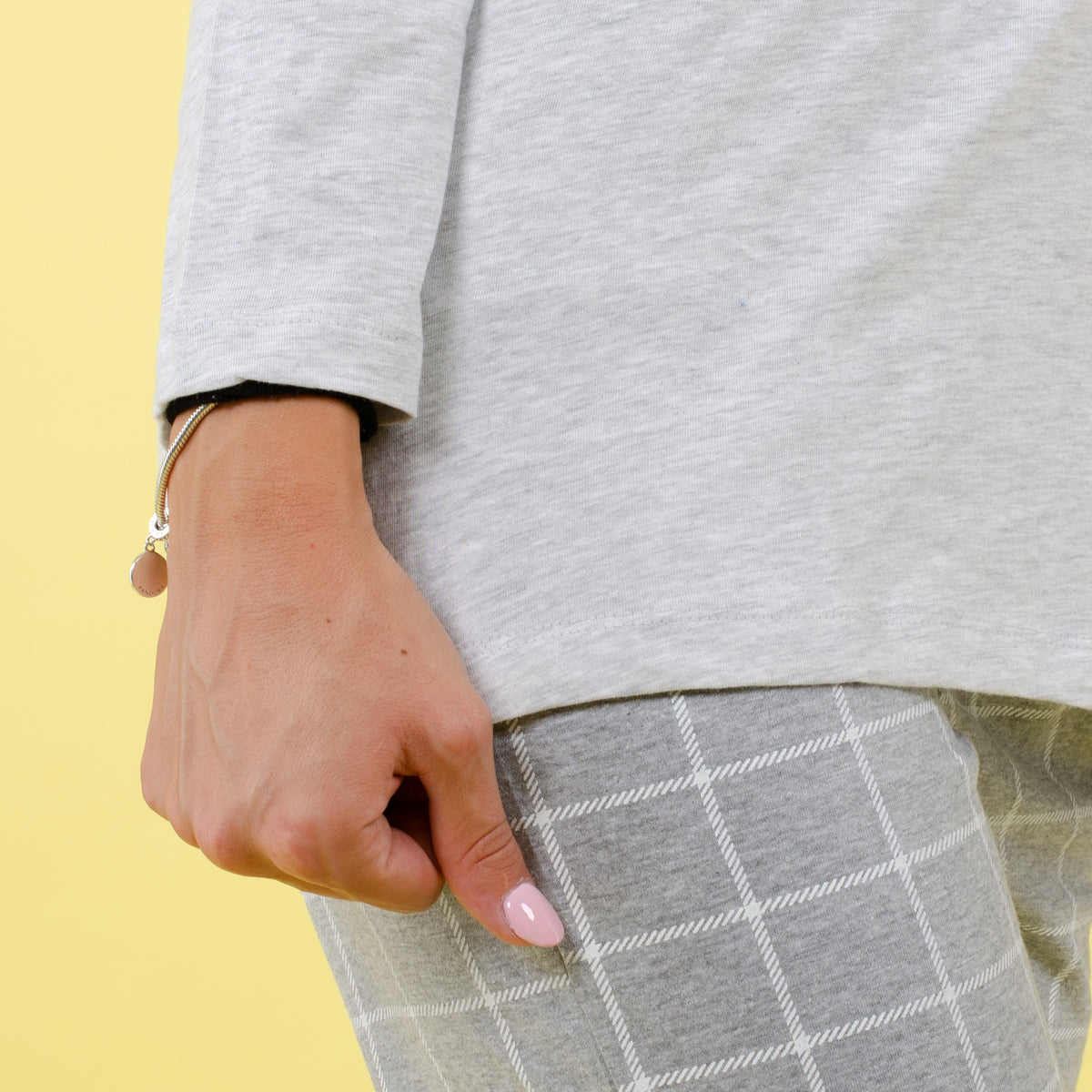 Pigiama donna cotone primaverile Il granchio grigio GP5003