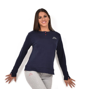Pigiama donna con bottoncini Kappa caldo cotone KWW 23007