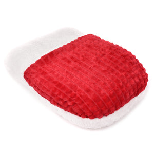 Cuscino pantofolona scaldapiedi ROSSO Preziosa 0017 caldo morbido-Unica