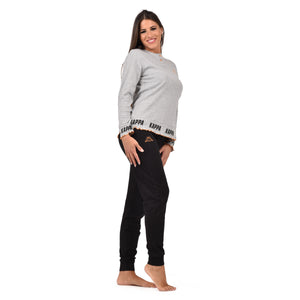 Pigiama donna caldo cotone smerlato Kappa KWW 23008 