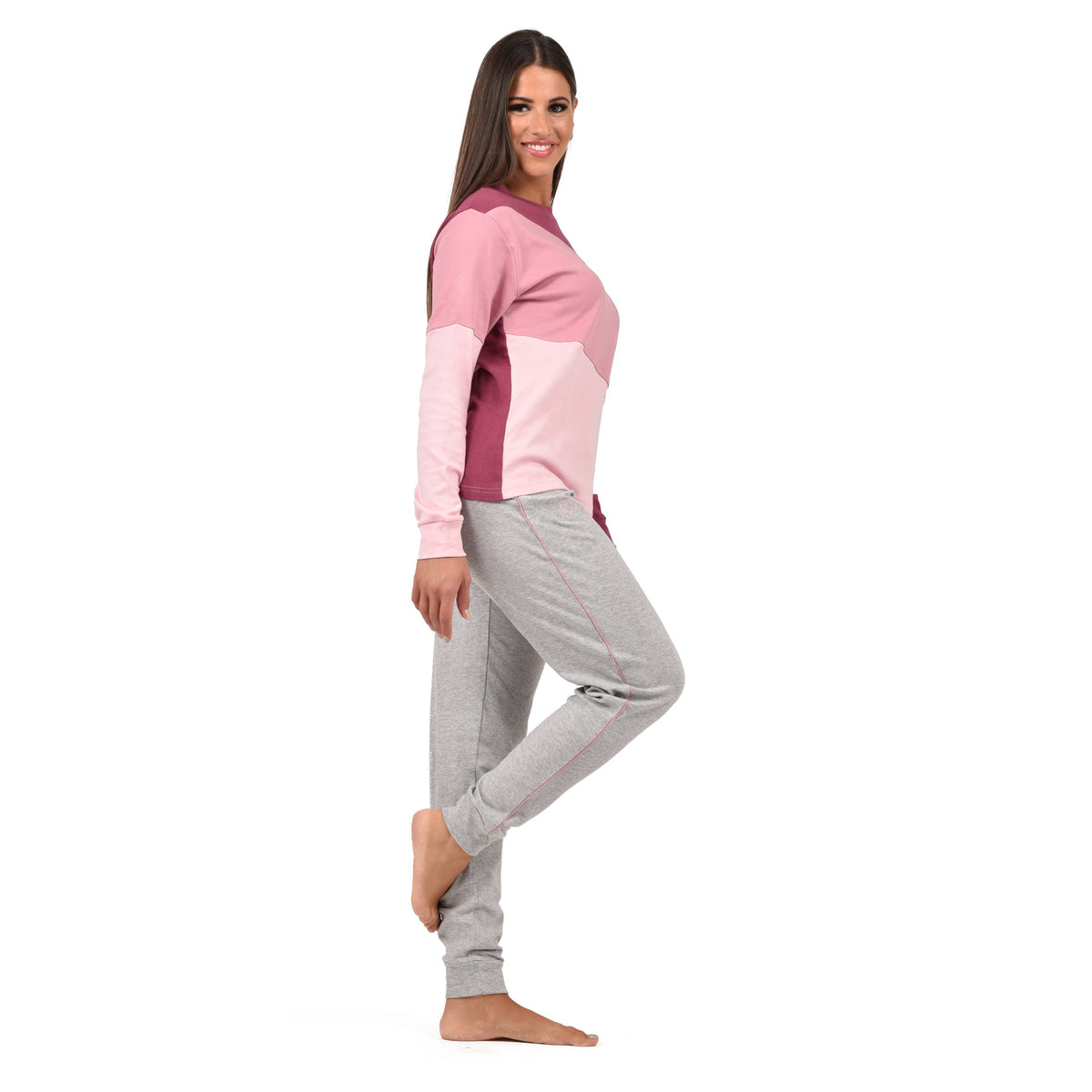 Pigiama donna invernale Kappa KMW 23006 in caldo cotone