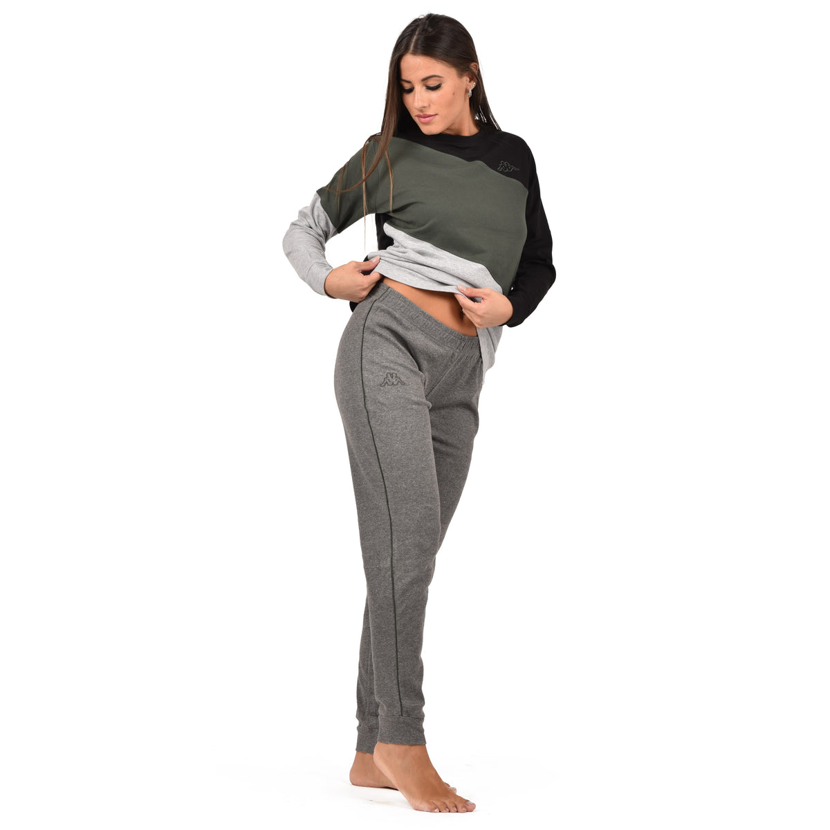 Pigiama donna invernale Kappa KMW 23006 in caldo cotone