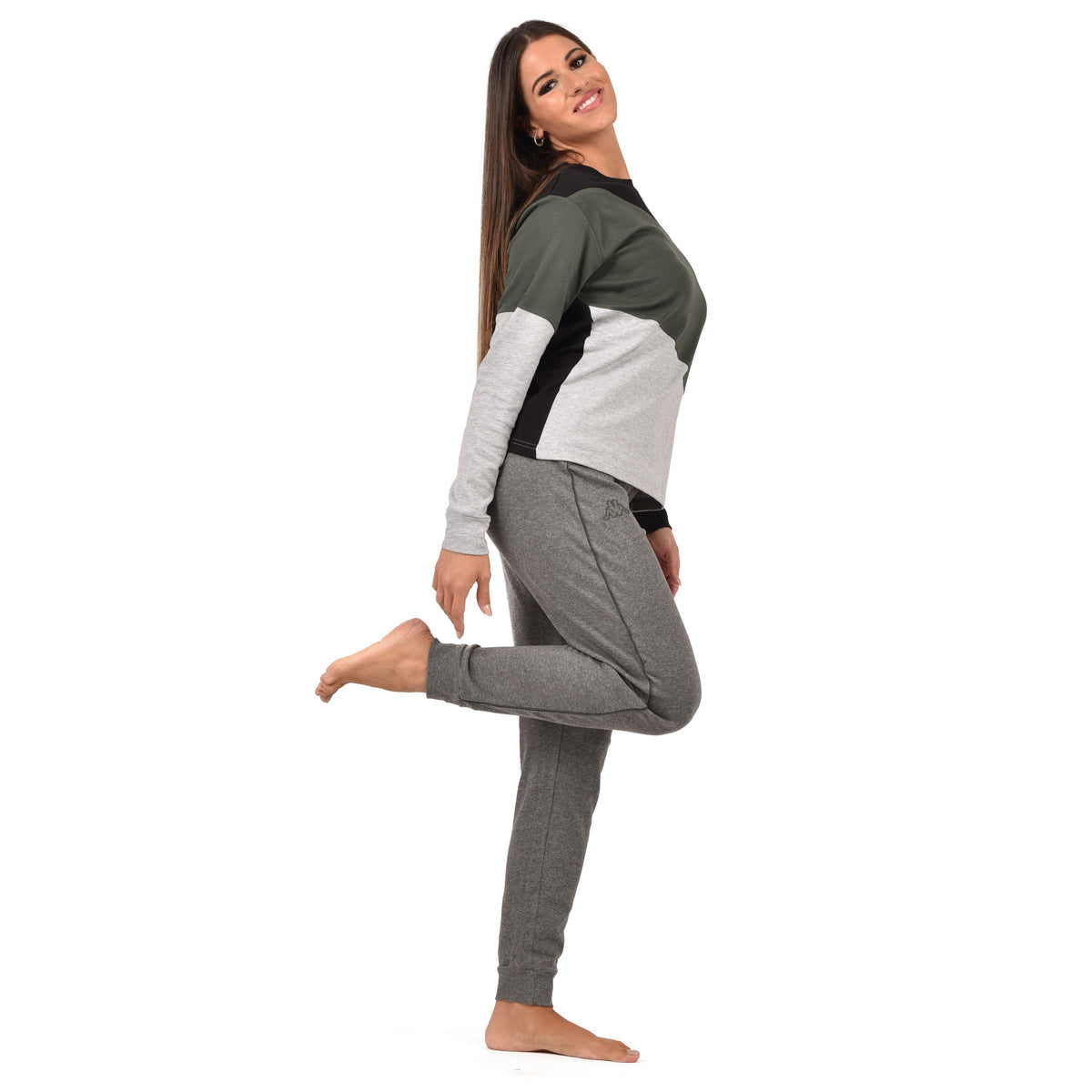 Pigiama donna invernale Kappa KMW 23006 in caldo cotone