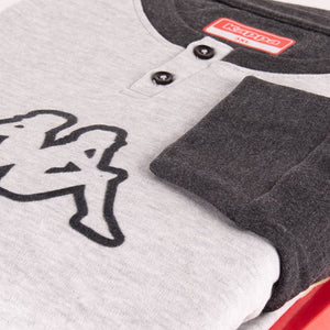 Pigiama uomo calibrato Kappa 21270 conformato caldo cotone grigio