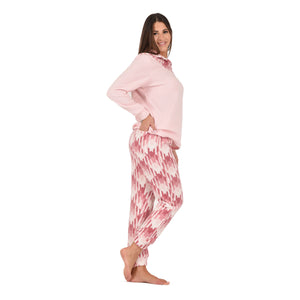 Pigiama donna invernale Cippi 2308-W23 micropile + coral