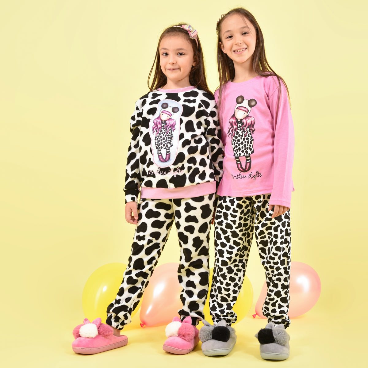 Pigiama bambina invernale Santoro Gorjuss 56626 caldo cotone