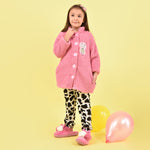 Giacca camera bimba Santoro Gorjuss 57420 pile sherpa rosa