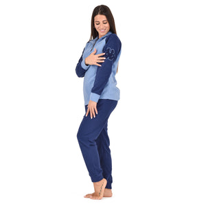 Pigiama donna invernale micropile Kappa KWW23041 in pile