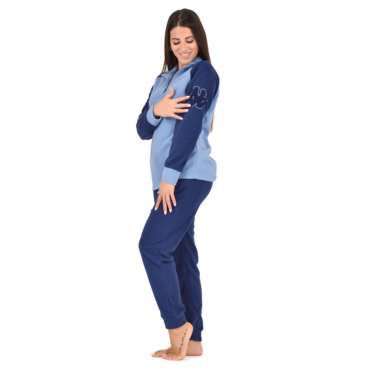 Pigiama donna invernale micropile Kappa KWW23041 in pile