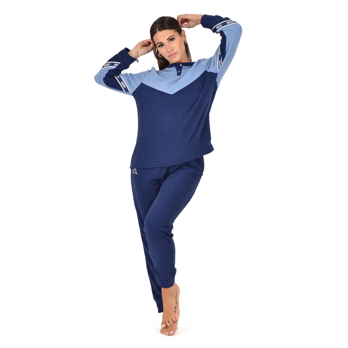 Pigiama donna invernale Kappa KWW23040 pile