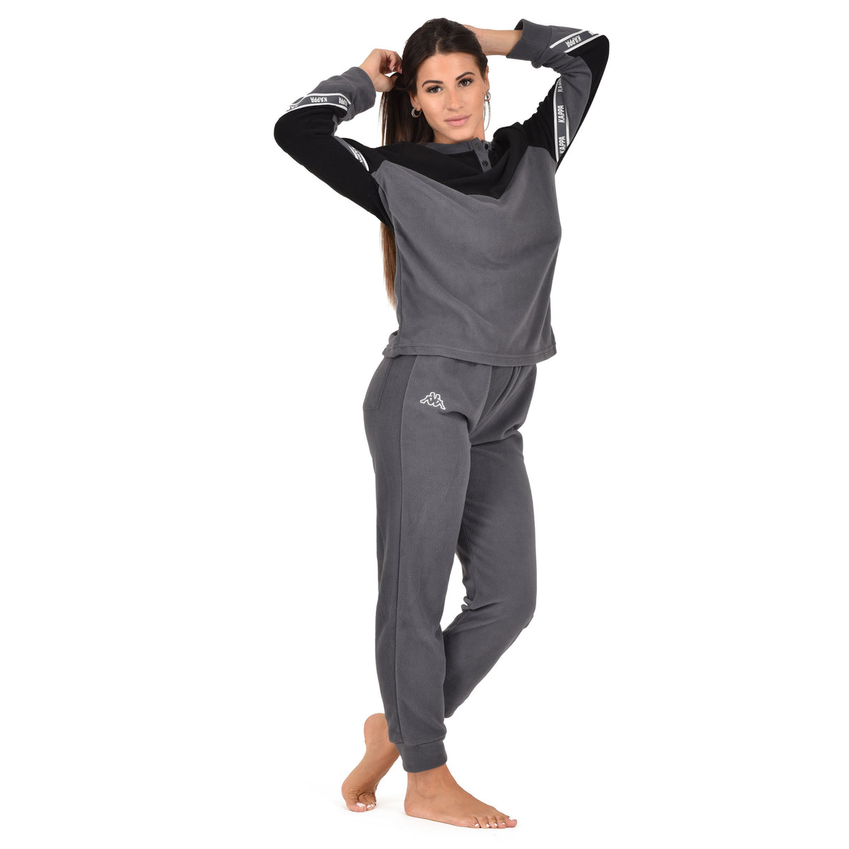 Pigiama donna invernale Kappa KWW23040 pile
