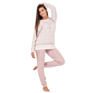 Pigiama donna caldo cotone Irge IR1892