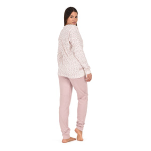 Pigiama donna caldo cotone Irge IR1892