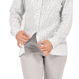 Pigiama donna aperto caldo cotone Irge IR1893