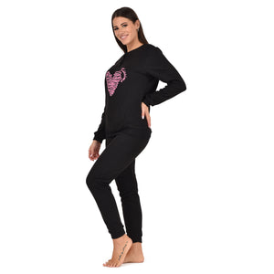 Pigiama donna invernale Biancaluna 23D65008 punto milano