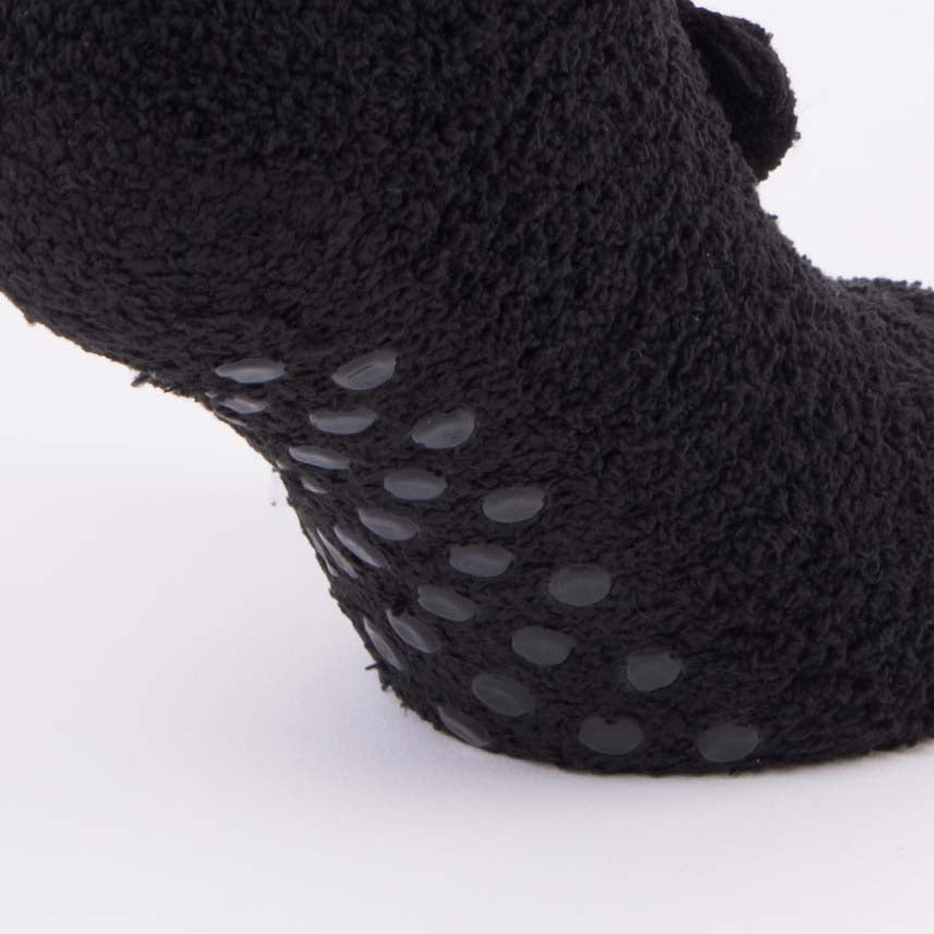 Babbucce scarpette donna antiscivolo Pierre Cardin in ciniglia nero