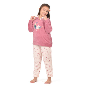 Pigiama bimba in caldo coral coniglietto Irge IK364