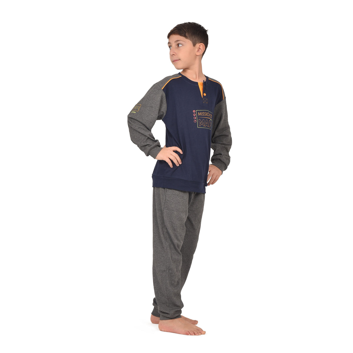 Pigiama bambino caldo cotone Irge IK-393 