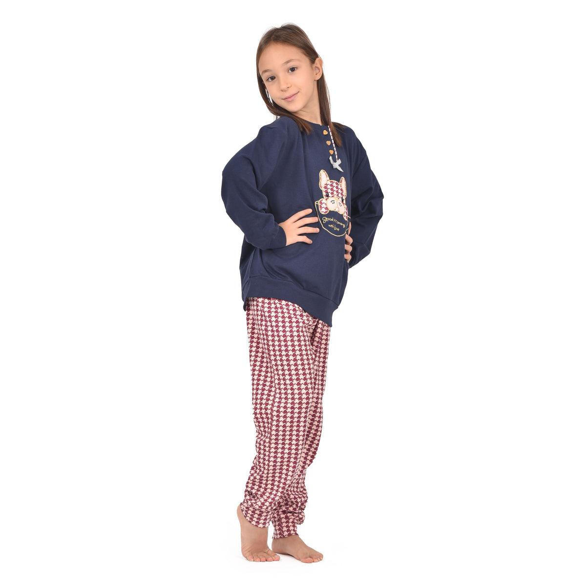 Pigiama bimba caldo cotone cagnolino Irge IK387