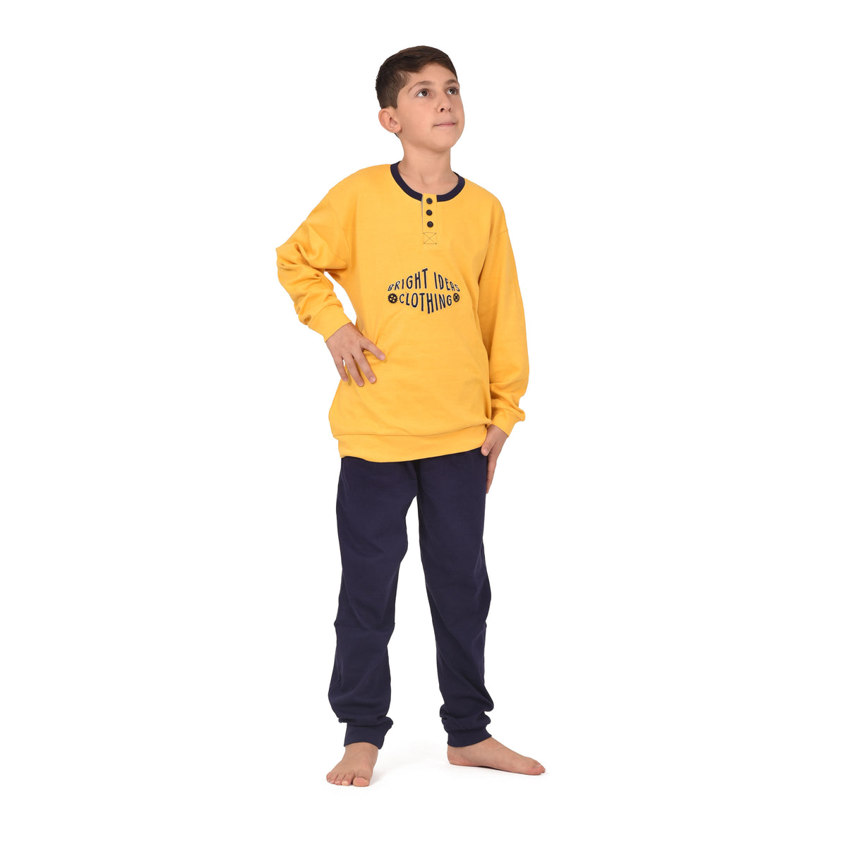 Pigiama caldo cotone bambino Irge IK392