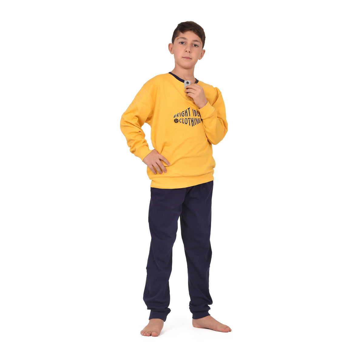 Pigiama caldo cotone bambino Irge IK392