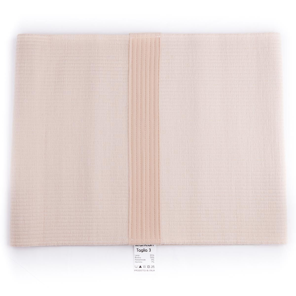 Fascia elastica lombare panciera misto lana 