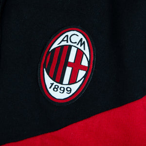 Pigiama tuta bambino Milan zip cotone felpato B2MI15117 nero