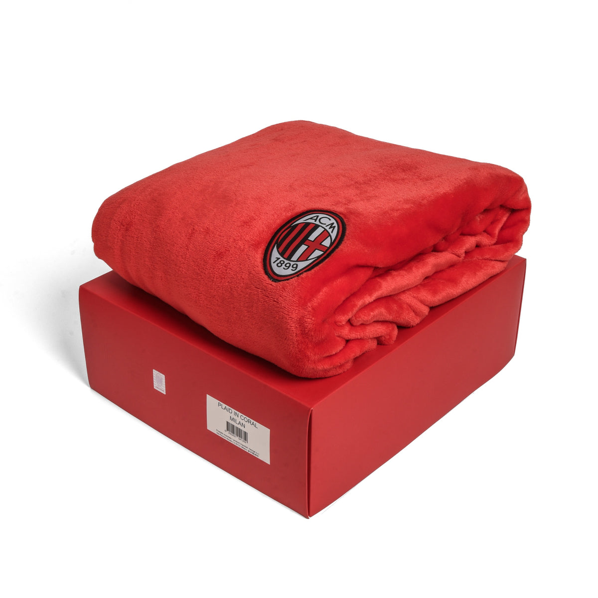 Plaid in Coral ufficiale AC Milan 130x160