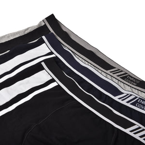 Boxer uomo Enrico Coveri EB1240 in cotone elasticizzato 3 pz