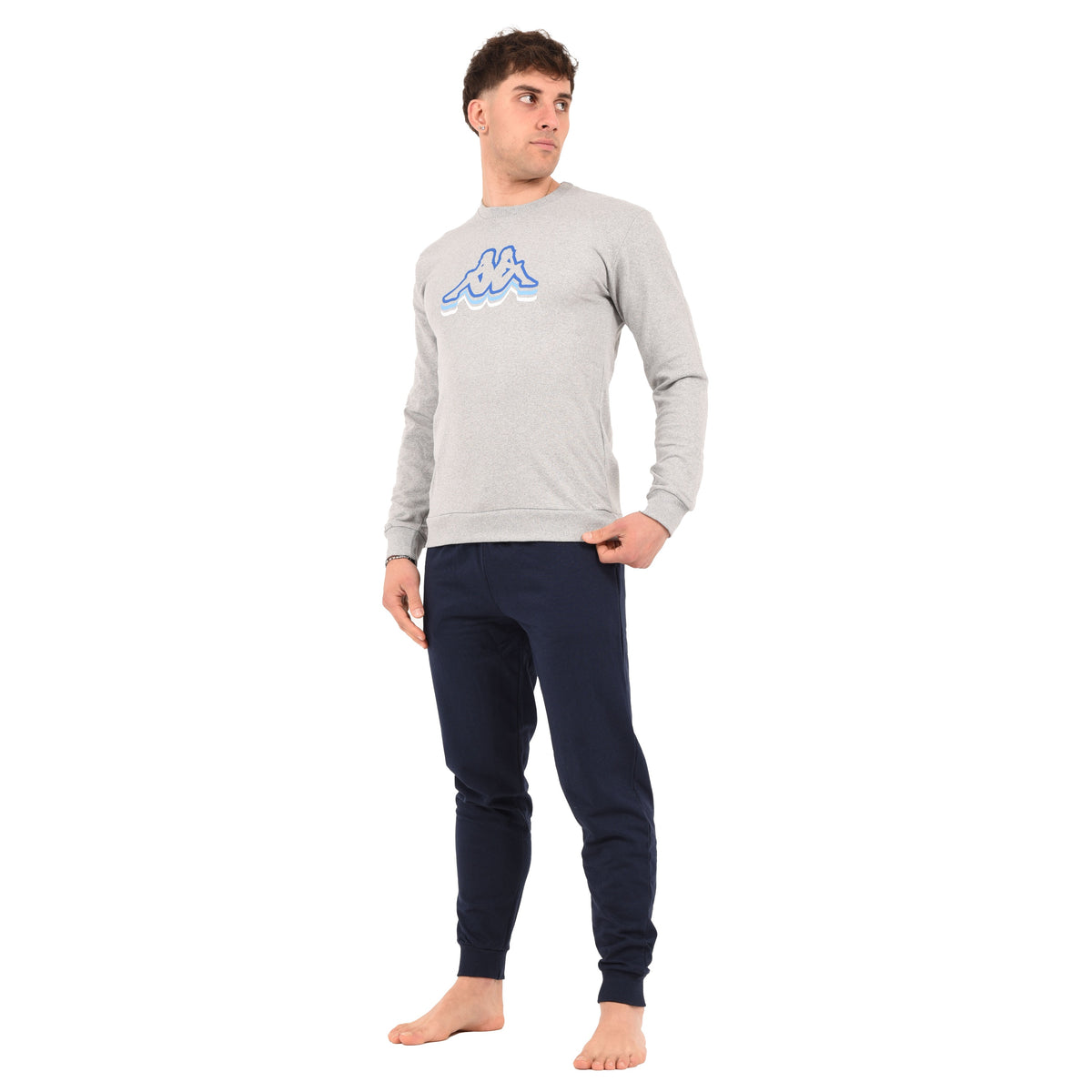 Pigiama lungo uomo Kappa KMS24050 cotone leggero