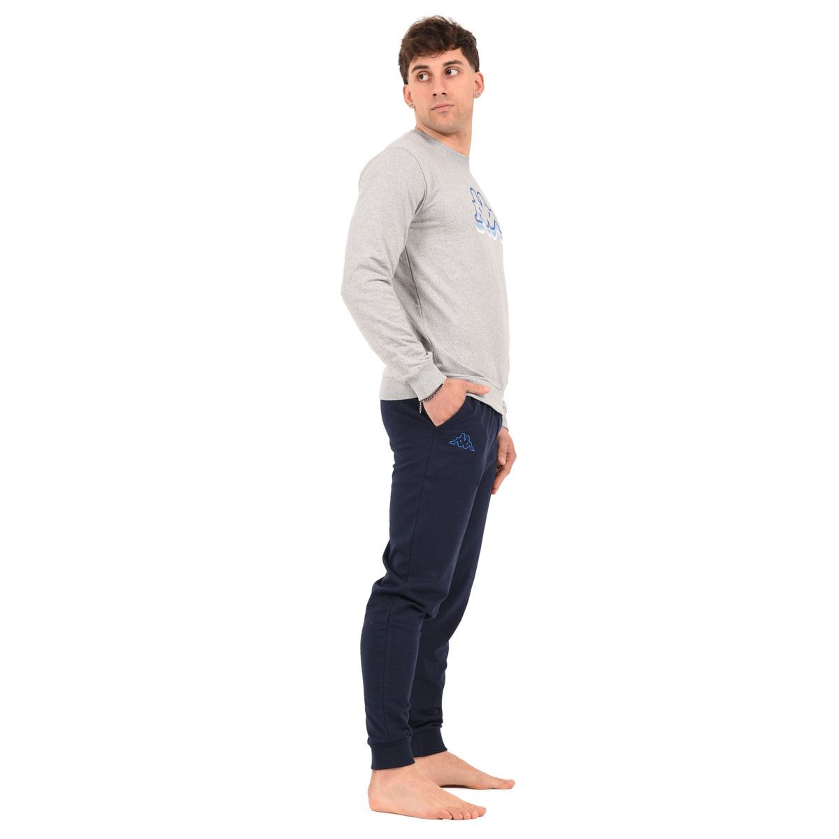 Pigiama lungo uomo Kappa KMS24050 cotone leggero