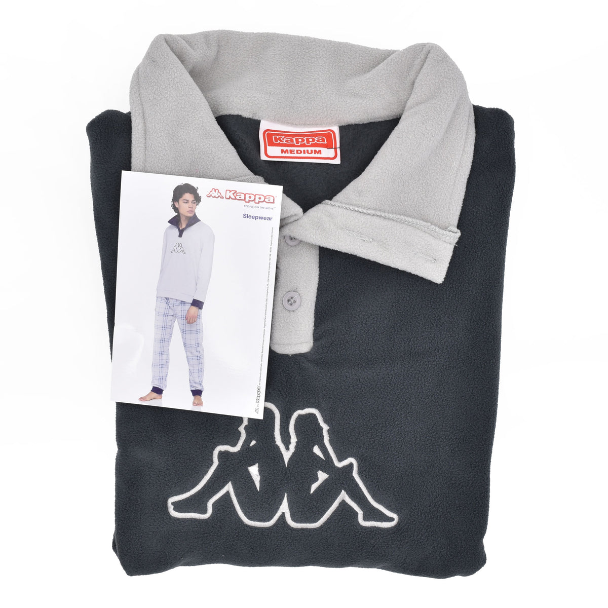 Pigiama uomo Kappa 20545 micropile collo alto
