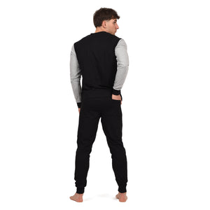Pigiama uomo Juventus FC in cotone leggero bianconero PIGJ T10 2090