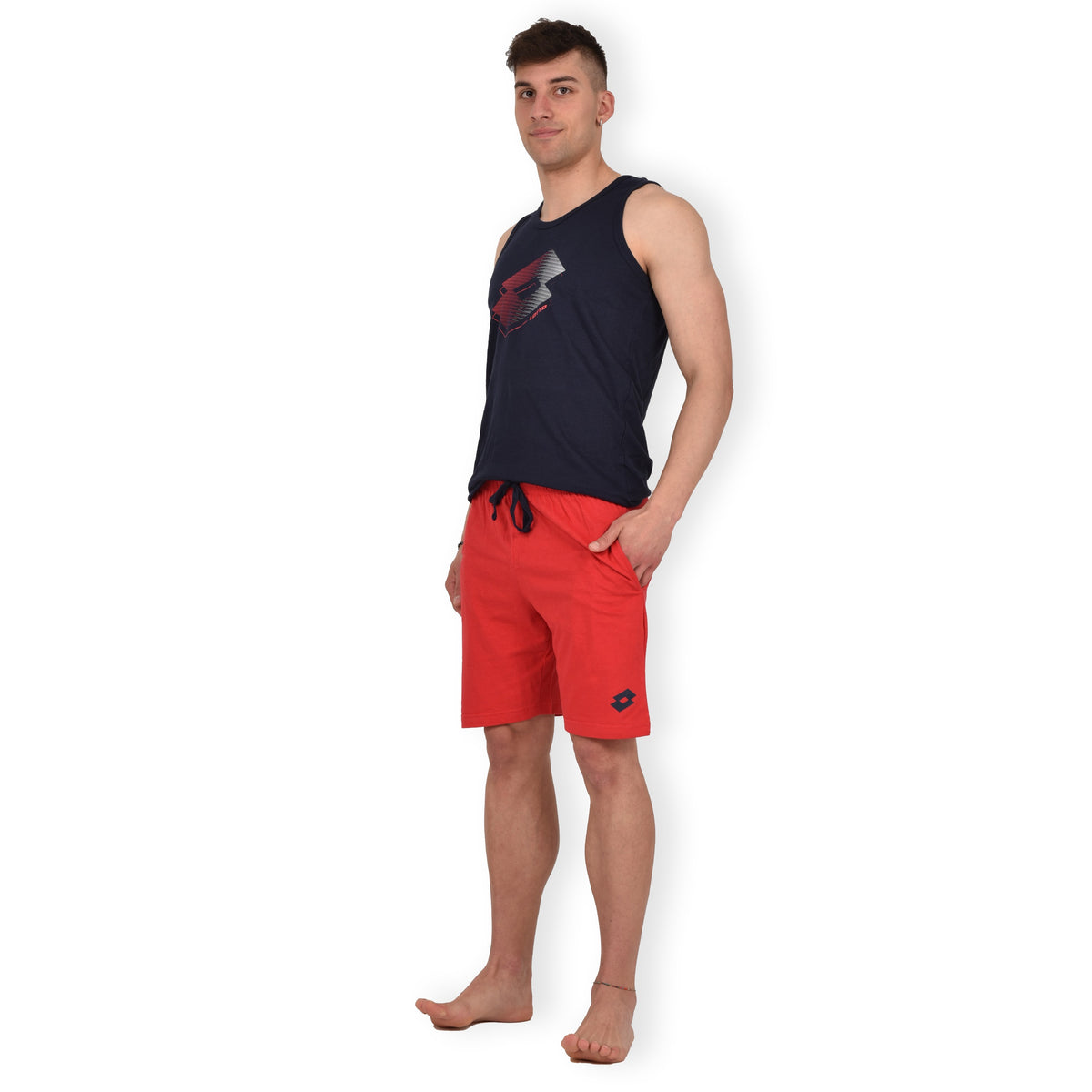 Pigiama uomo Lotto cotone fresco sportivo LP1133