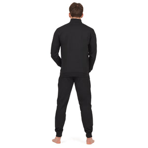 Tuta uomo Milan in cotone leggero rosso nero F10 2025