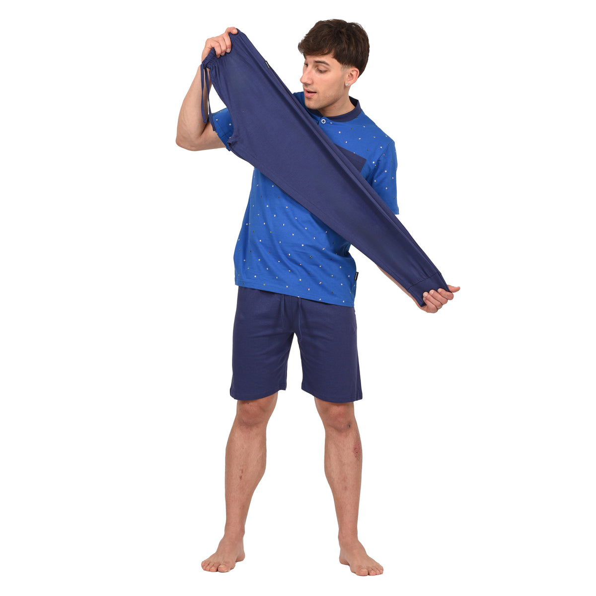 Pigiama uomo cotone Navigare 3 PEZZI estivo B2141639T