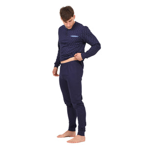 Pigiama uomo serafino 100% cotone Irge IRL1964