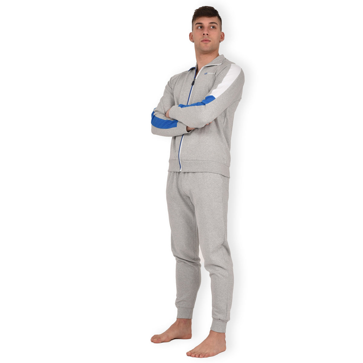 Tuta uomo cotone leggero Superga full zip SMS23107
